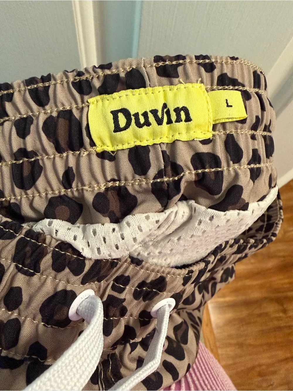 Duvin Cheetah Disco Swim Short Large